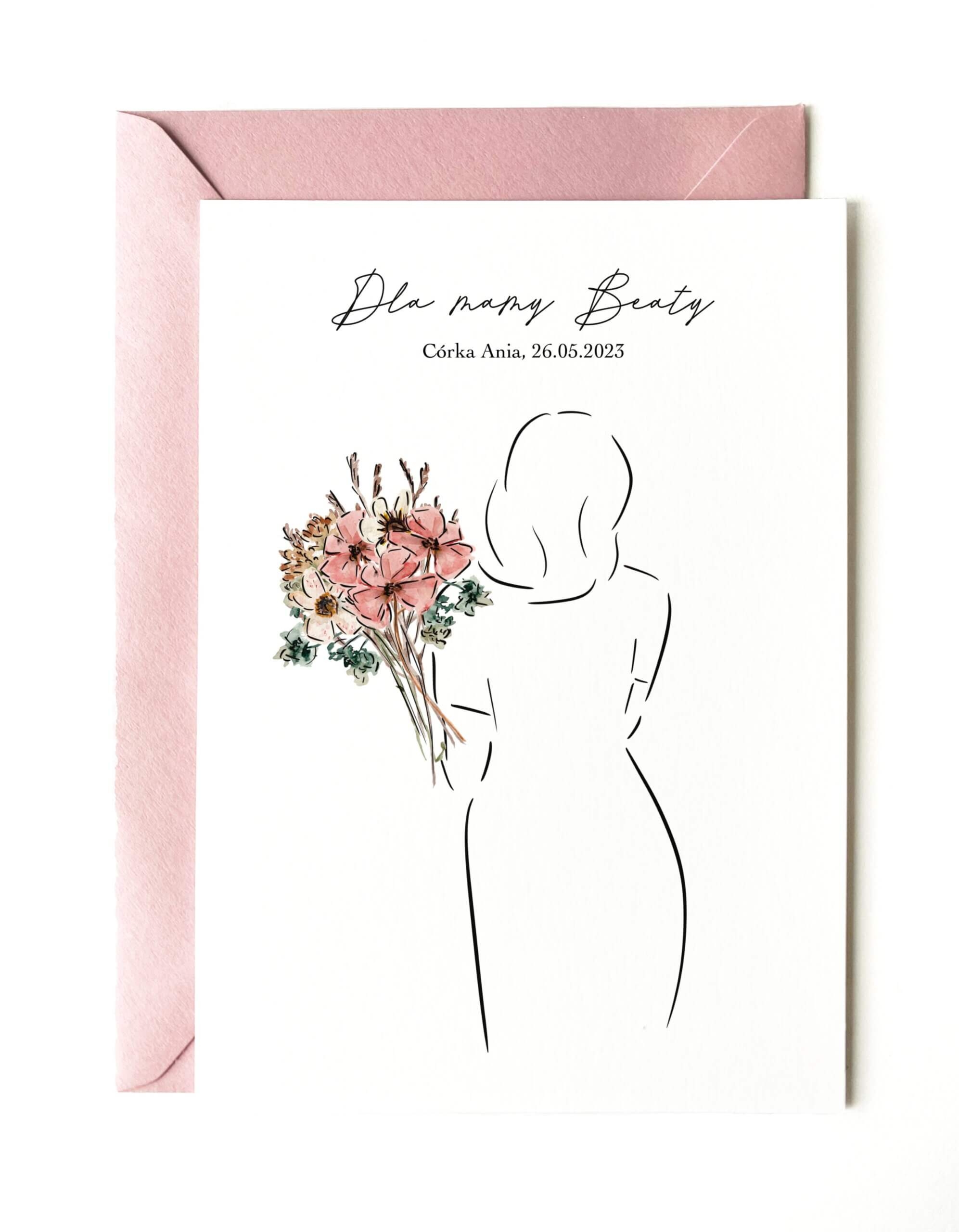 Kartka Dzień Mamy z możliwością personalizacji