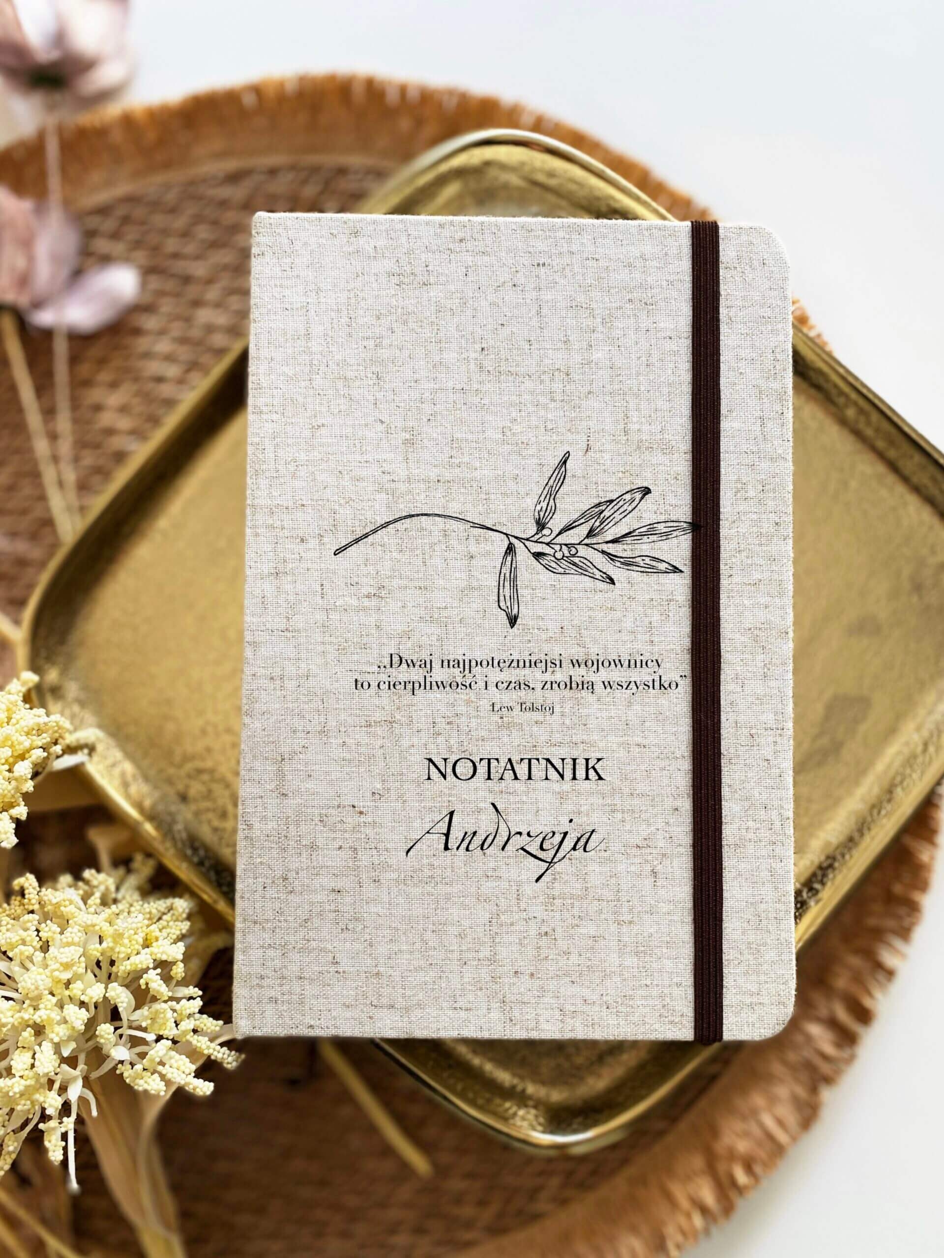 Prezent dla męża na święta - personalizowany notes