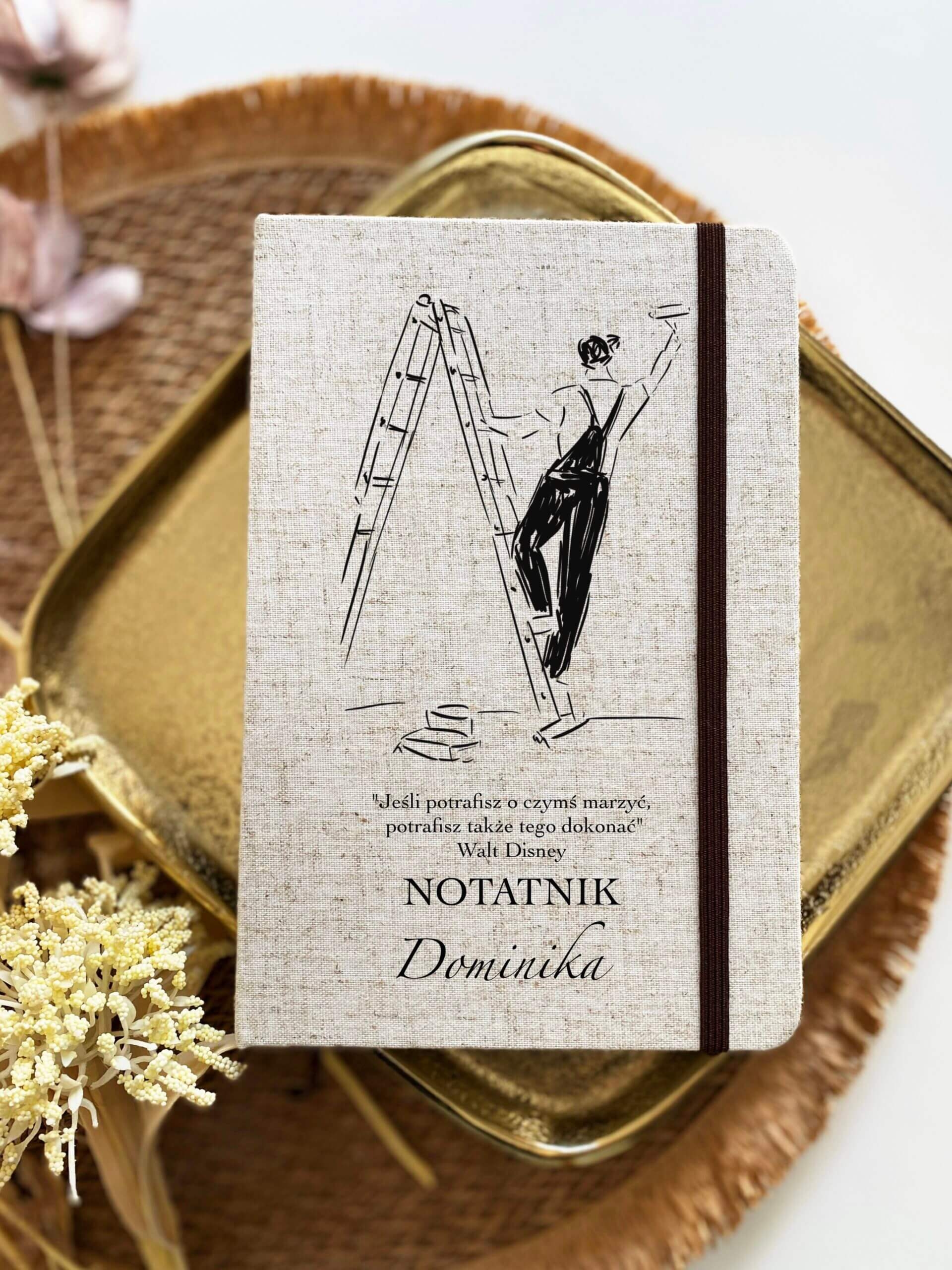 Prezent dla budowlańca - personalizowany notes dla budowlańca