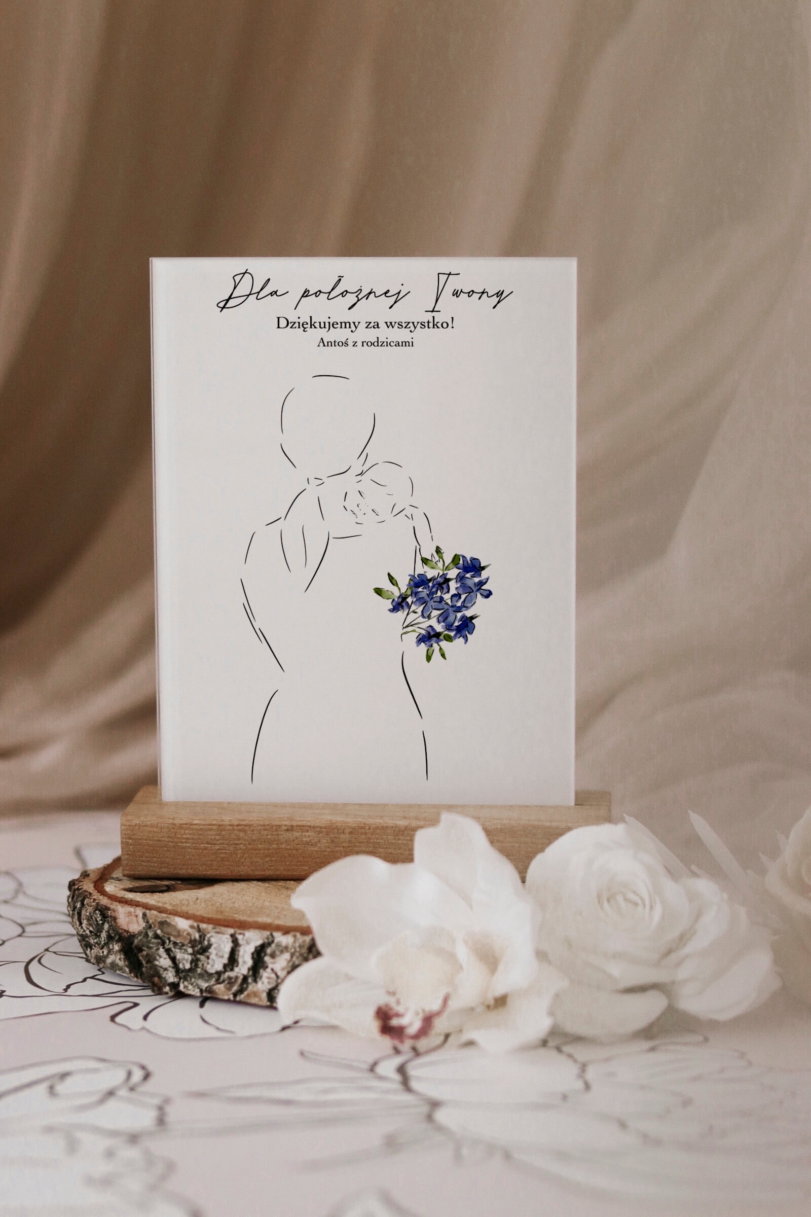 Personalizowana statuetka na szkle akrylowym - prezent dla pielęgniarki/lekarki/położnej