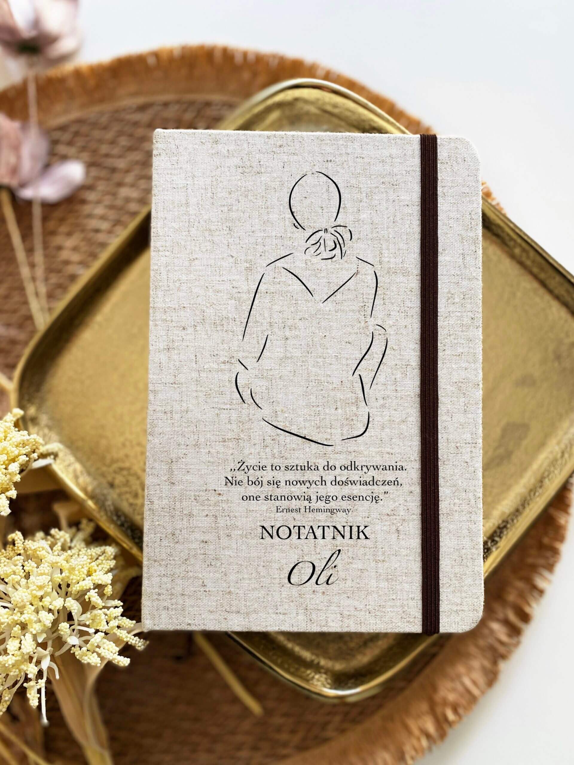 Prezent świąteczny dla dziewczyny - personalizowany notes