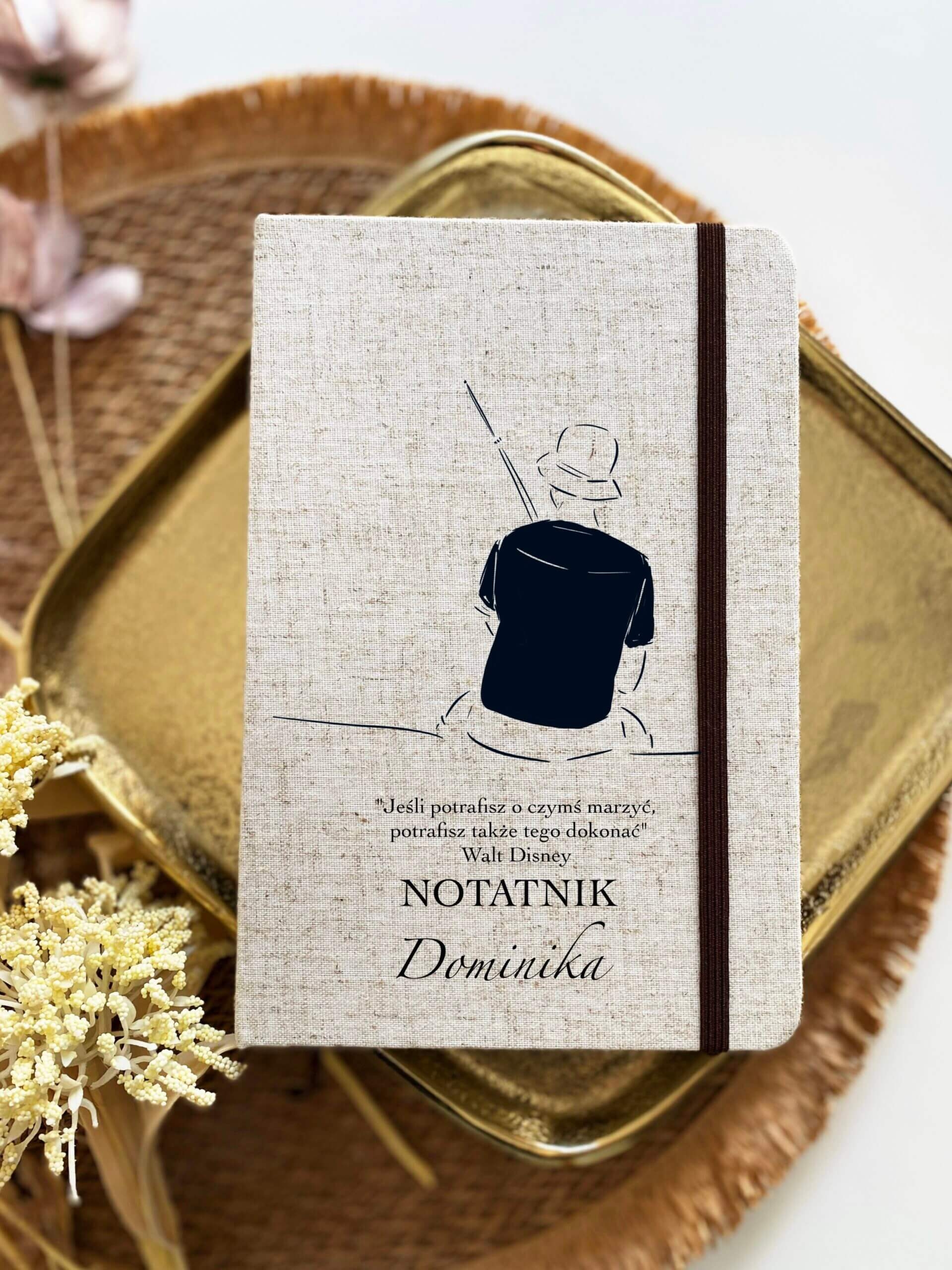 Prezent dla wędkarza - personalizowany notes dla wędkarza