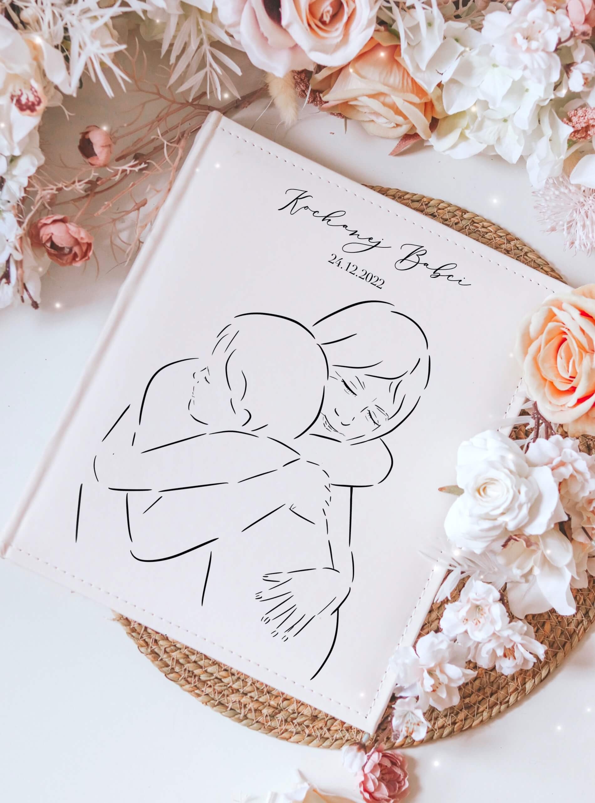 Personalizowany album dla babci - personalizowany prezent dla babci od starszego wnuczka/wnuka