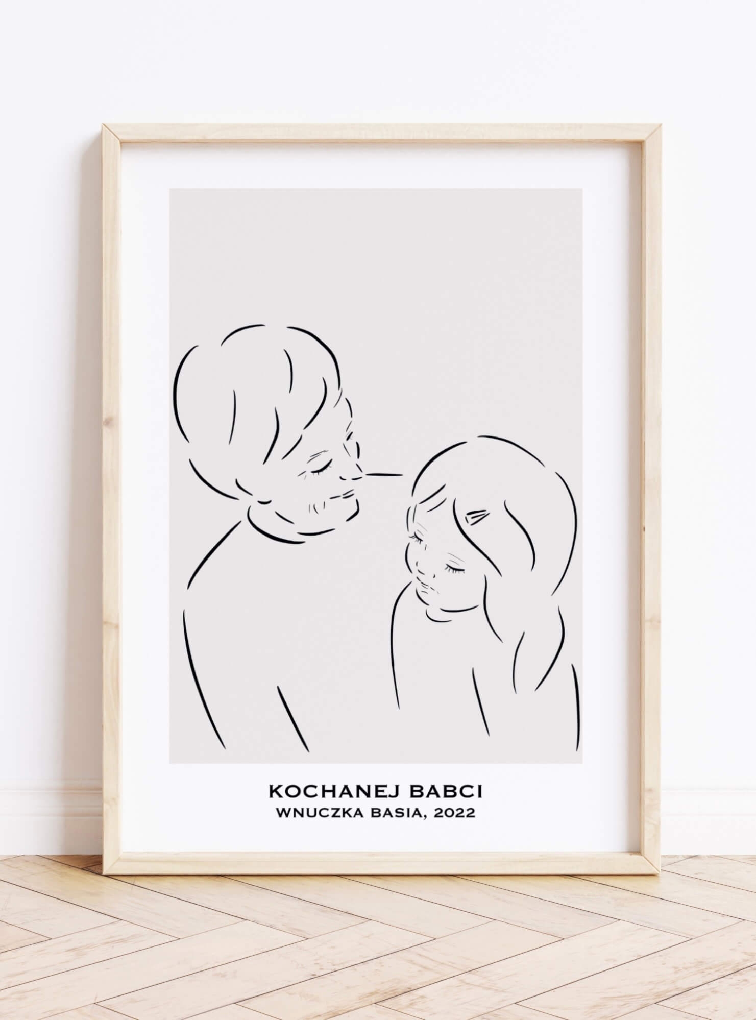 Prezent dla Babci na Dzień Babci - personalizowany plakat 10x15cm