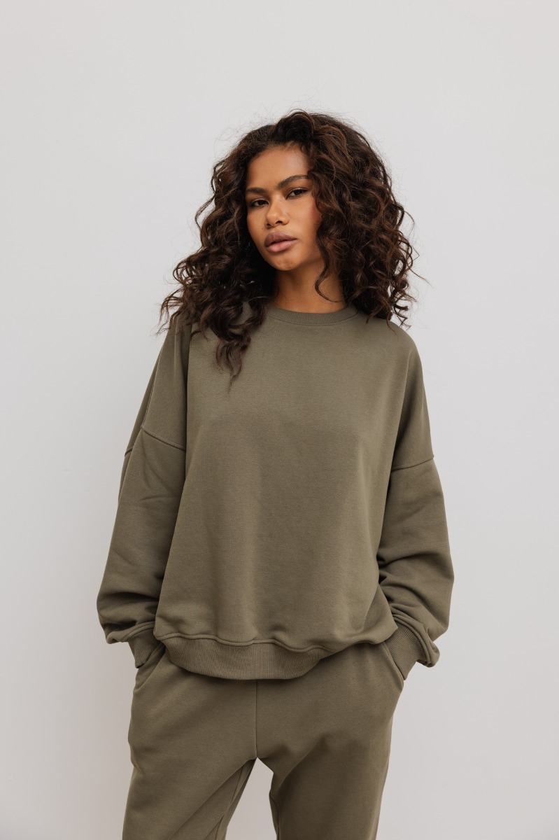 Bluza damska o kroju regular fit w kolorze CROCODILE
