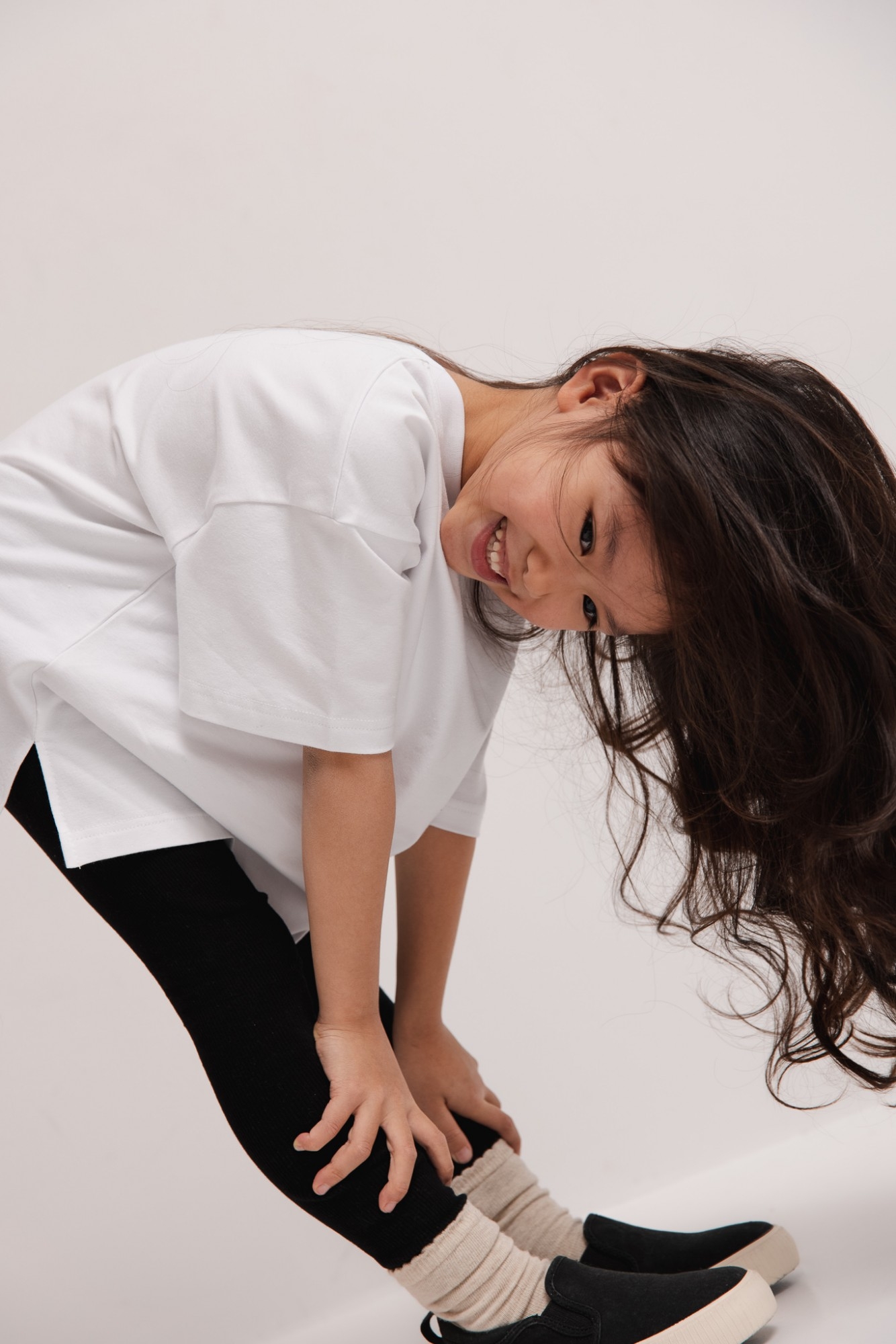 MINI t-shirt oversize w kolorze ALL WHITE - GOBI-80-86 (12