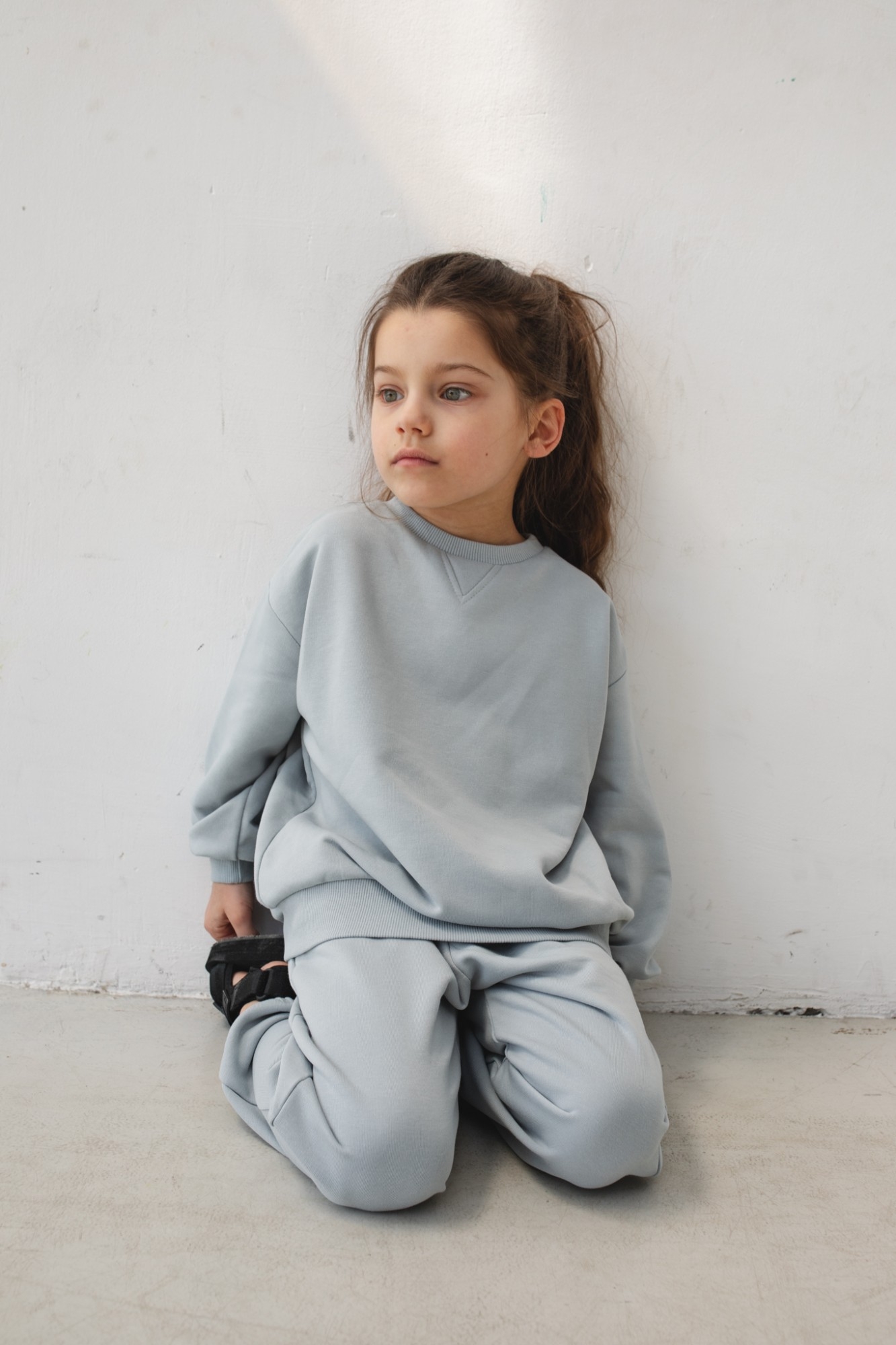 MINI bluza w kolorze POWDER BLUE- BASKET-92-98 (2