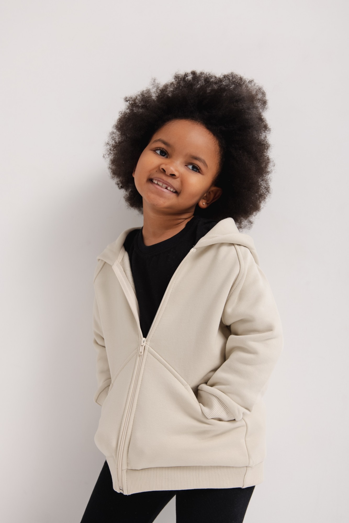 MINI bluza rozpinana w kolorze CANNOLIE CREAM