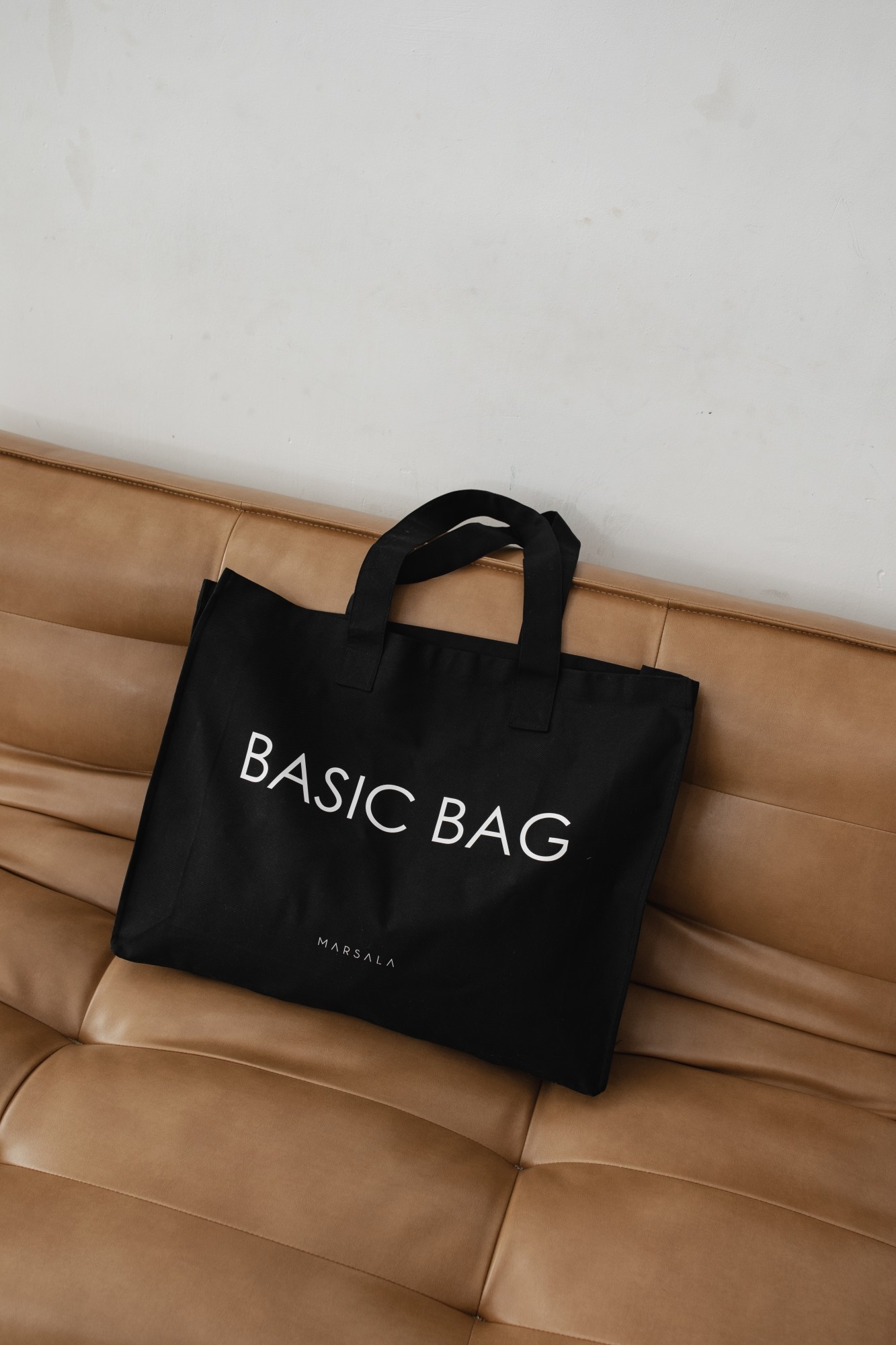 Torba typu shopper bag czarna large size BASIC BAG