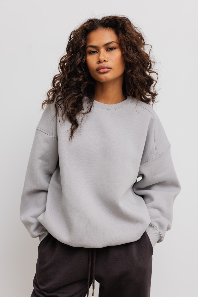 Bluza damska o kroju regular fit w kolorze GREY