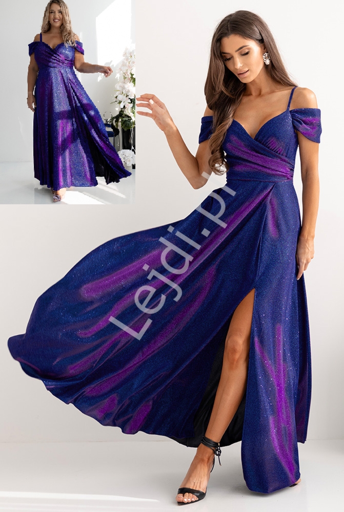 Sukienka na sylwestra, wesele kameleon Disco 11171 Duet Walentina