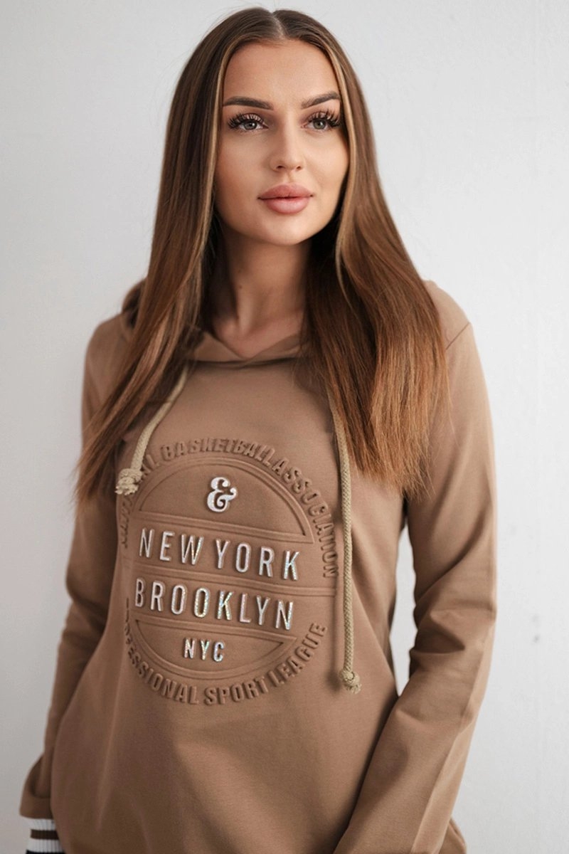 Image of Sukienka Brooklyn camelowa