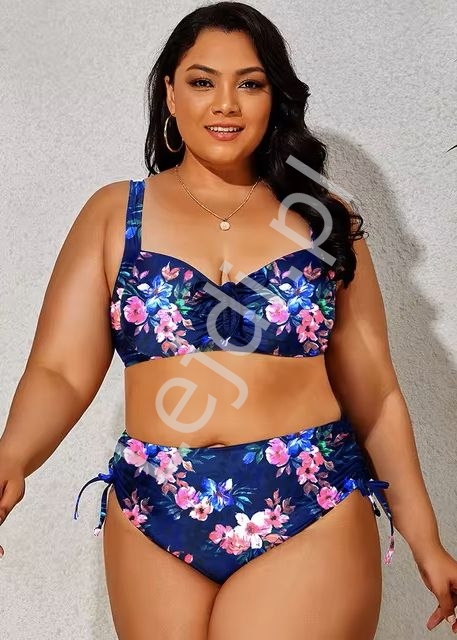 Kwiatowe bikini Plus Size