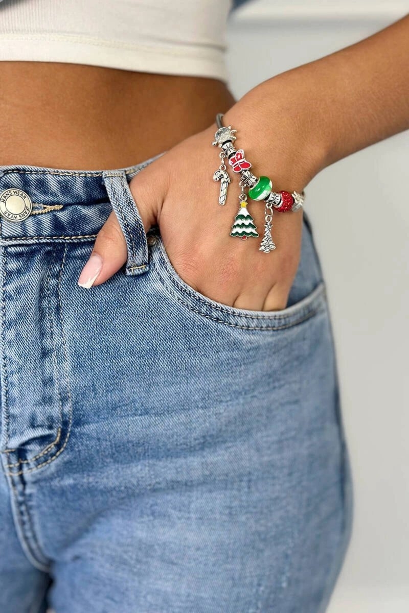 Bransoletka z motywem witecznym SL433-29 Choinka