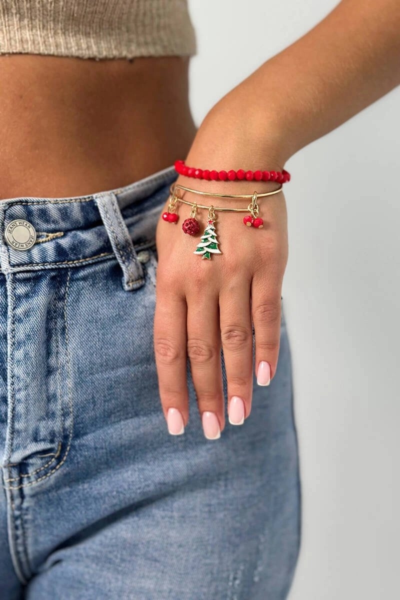 Bransoletka z motywem witecznym SL11-2 Choinka