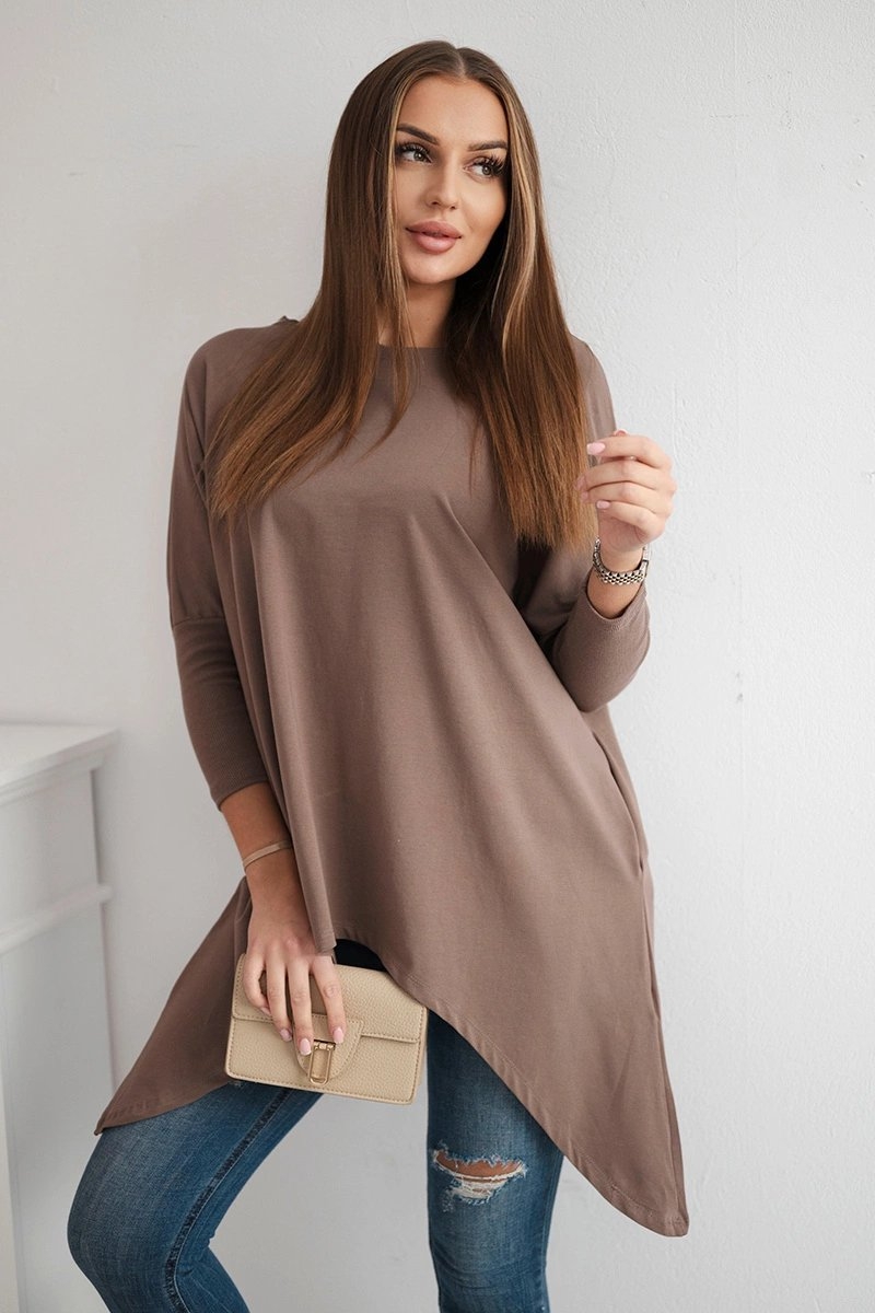 Bluzka oversize cappuccino