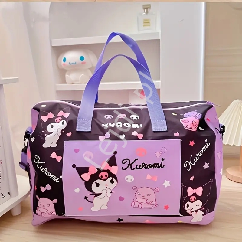 Ortalionowa skadana torba przenona Kuromi