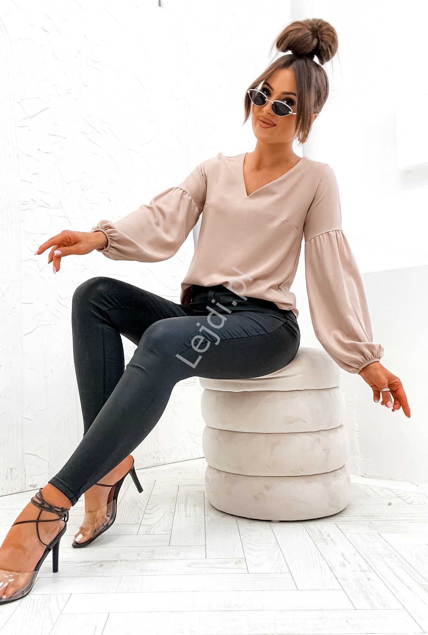 Elegancka bluzka damska beowa 698