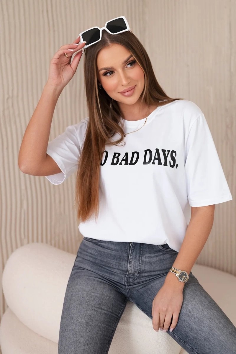 Bluzka baweniana No Bad Days biaa