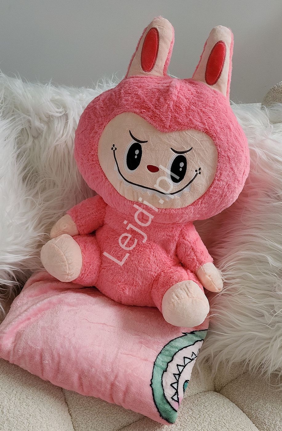 Maskotka Labuubu 45cm + kocyk 2w1