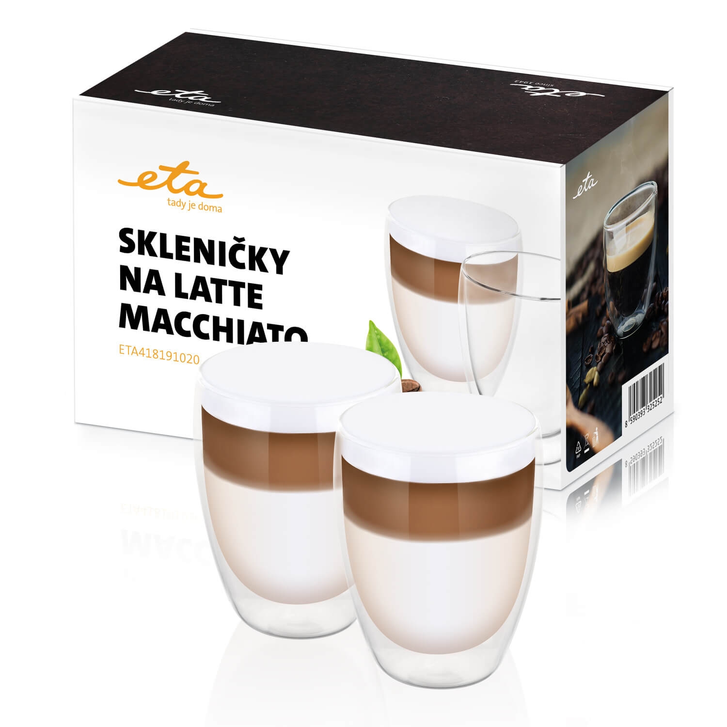 Фото - Кавоварка ETA Szklanki do latte macchiato 350 ml  418191020 