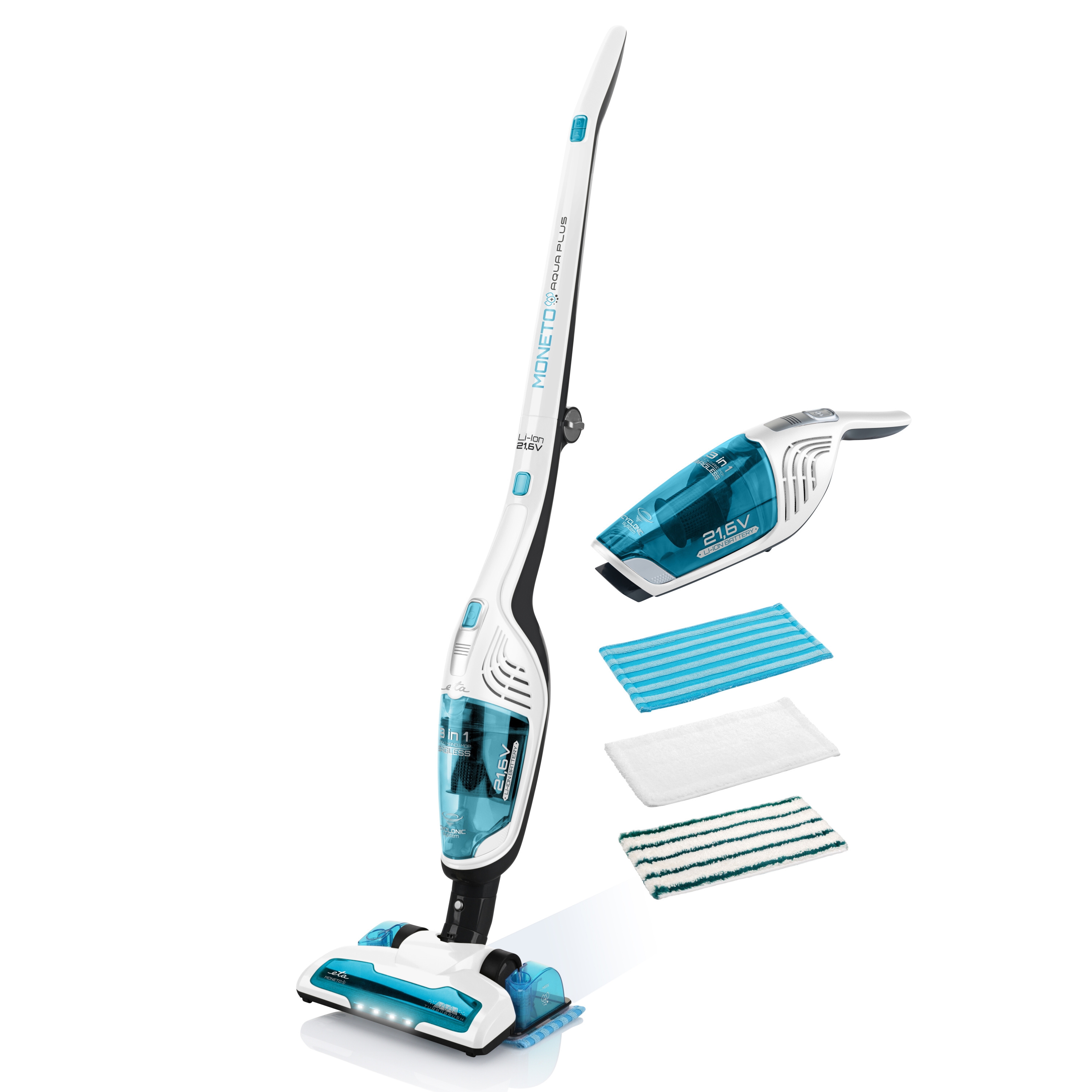 Odkurzacz pionowy ETA Moneto II Aqua Plus 645390000, biały
