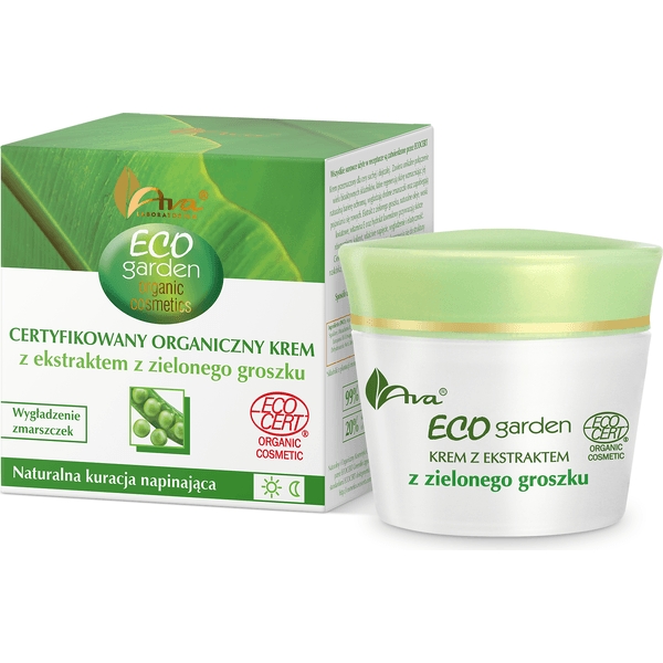 eco garden – organiczny krem z ekstraktem z zielonego groszku 50+ (data ważności: 30.09.2022), 50 ml