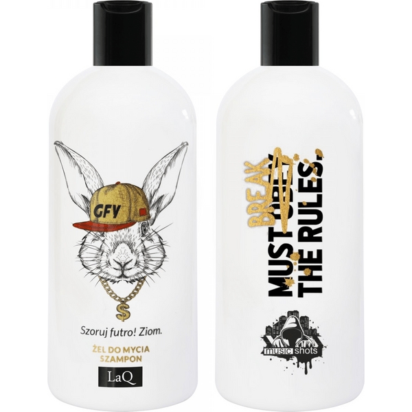 królik – żel do mycia i szampon 2w1 o zapachu męskich perfum, 300 ml