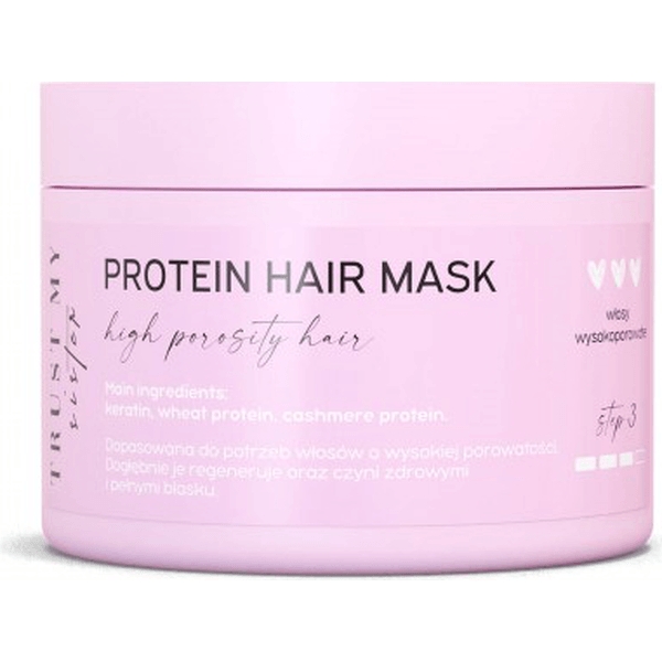 proteinowa maska do włosów wysokoporowatych, 150 g