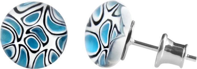 Kolczyki Sztyfty MURANO GLASS SZT515 Kolekcja PALLONCINI