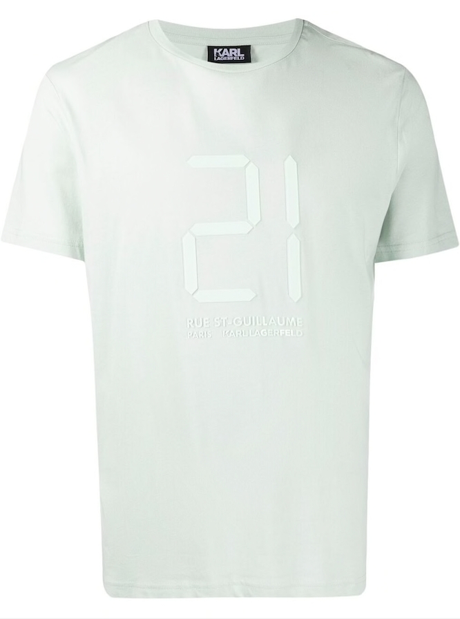 Karl Lagerfeld Men - Tshirt Z Nadrukiem