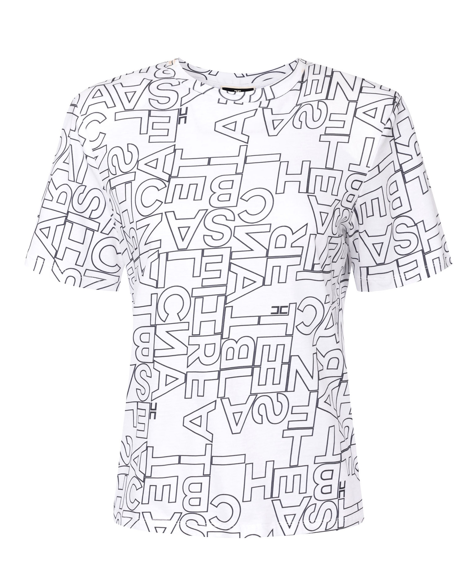 Elisabetta Franchi - Tshirt Z Monogramem