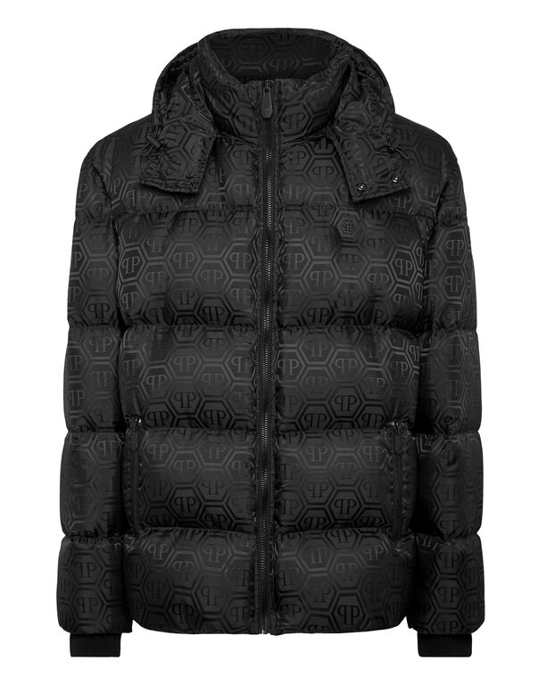 Philipp Plein Men - Puchowa Kurtka Z Monogramem