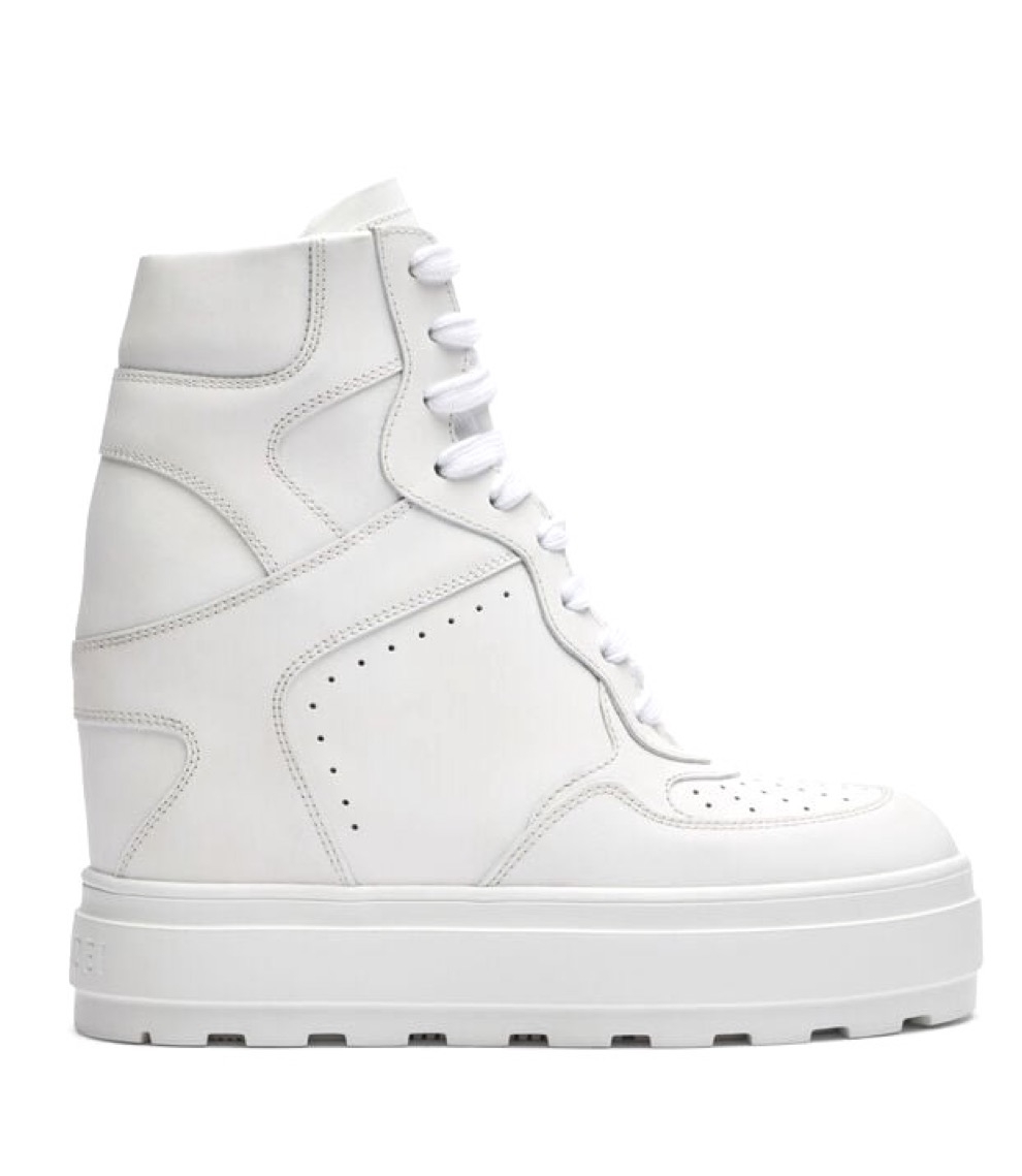 Casadei - Sneakersy Na Platformie Z Logo 