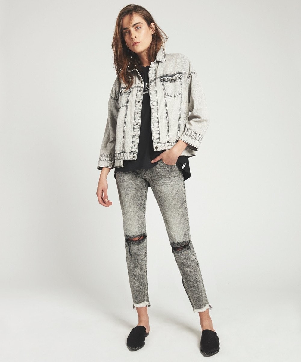 Oneteaspoon Jeansy Grey Society Freebirds