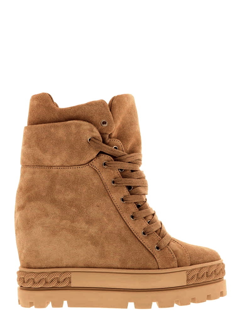 Casadei - Sneakersy Na Platformie Z Logo