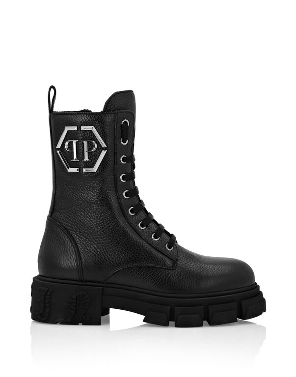 Philipp Plein - Skórzane Bikery Z Logo