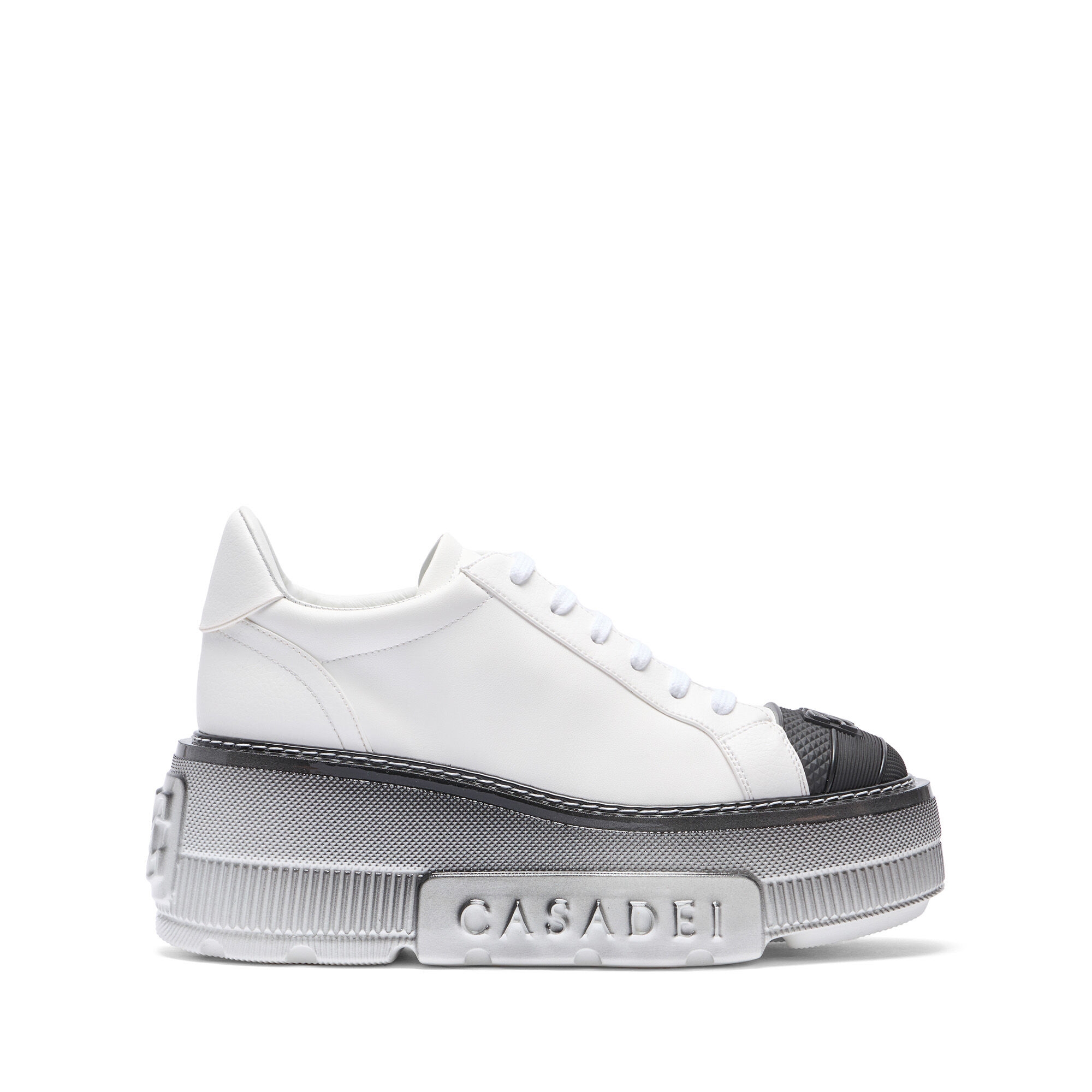 Casadei - Sneakersy Na Platformie Z Logo 