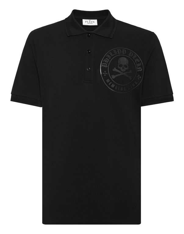 Philipp Plein Men - Koszulka Polo Z Kryształowym Zdobieniem