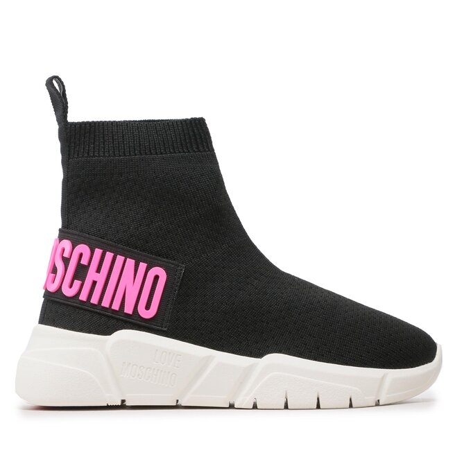 Love Moschino - Skarpetkowe Sneakersy Z Logo
