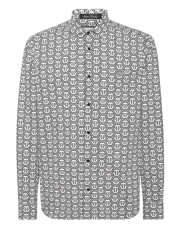 Philipp Plein Men - Elegancka Koszula Z Monogramem