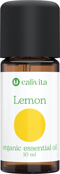 Calivita Organic Lemon Essential Oil 10 ml Ekologiczny cytrynowy olejek eteryczny