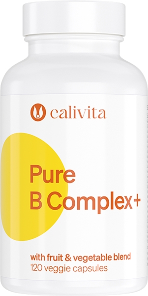 Pure B Complex+ Witaminy z grupy B + CoQ10 + mix organicznych owoców i warzyw
