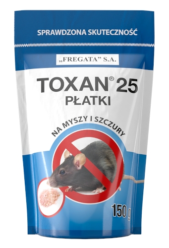 Zdjęcia - Odstraszacz owadów i zwierząt Toxan Płatki 150 g - skuteczna trutka na myszy i szczury