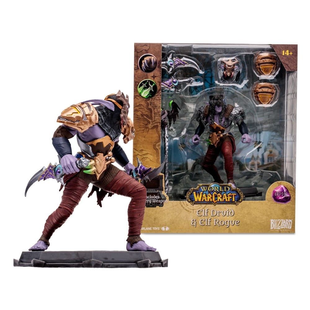 Фото - Фігурки / трансформери McFarlane Toys Figurka World of Warcraft - Elf Druid / Rogue  (Epic)