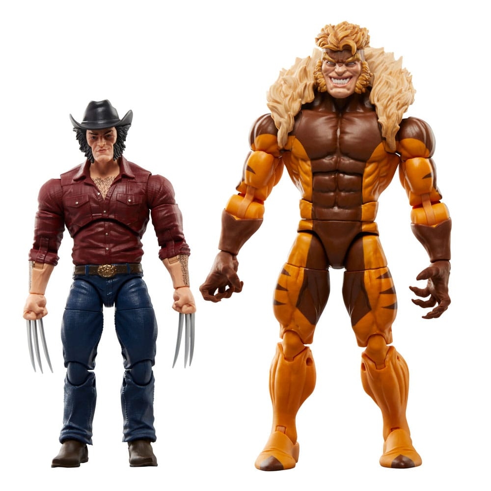 Фото - Фігурки / трансформери Hasbro Zestaw 2 figurek Wolverine 50th Anniversary Marvel Legends - Marvel's Loga 