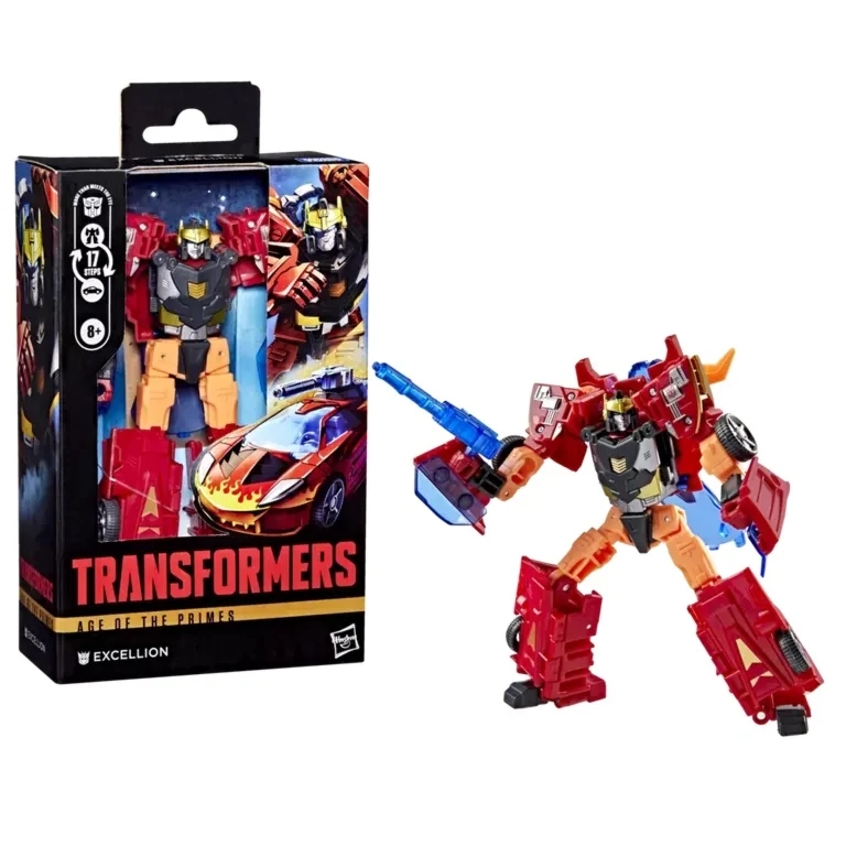 Zdjęcia - Figurka / zabawka transformująca Hasbro Figurka Transformers Age of the Primes Deluxe Class - Excellion 