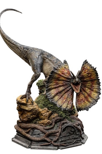 Zdjęcia - Figurka / zabawka transformująca Iron Studios Figurka Jurassic World Dominion Art Scale 1/10 Dilophosaurus 