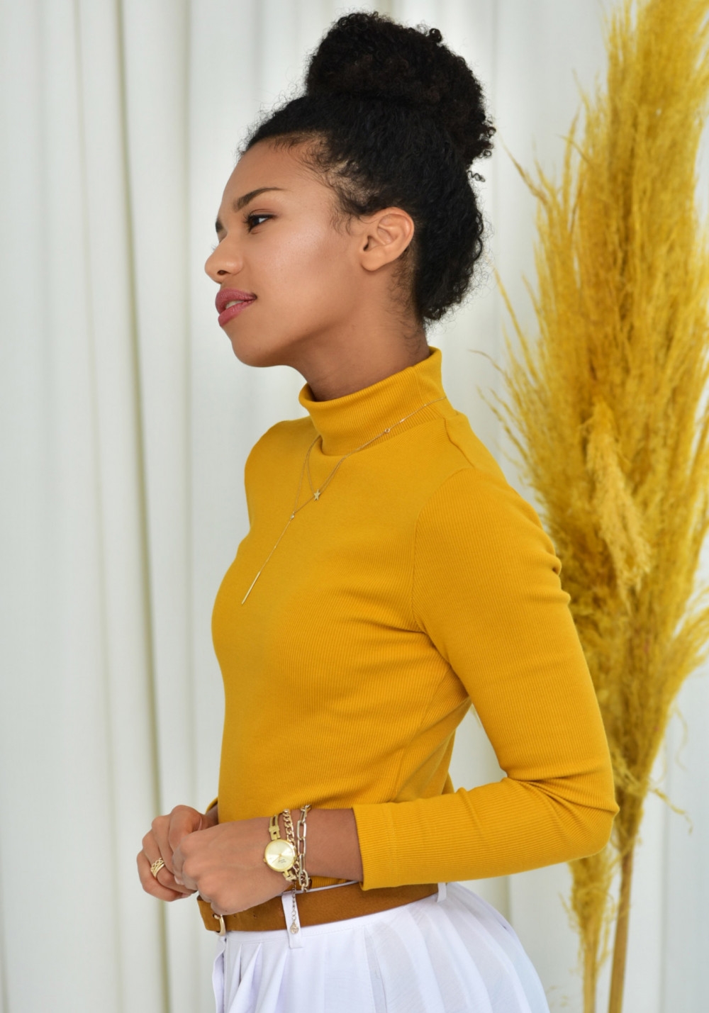 Golf prążkowany MIA MIODOWY