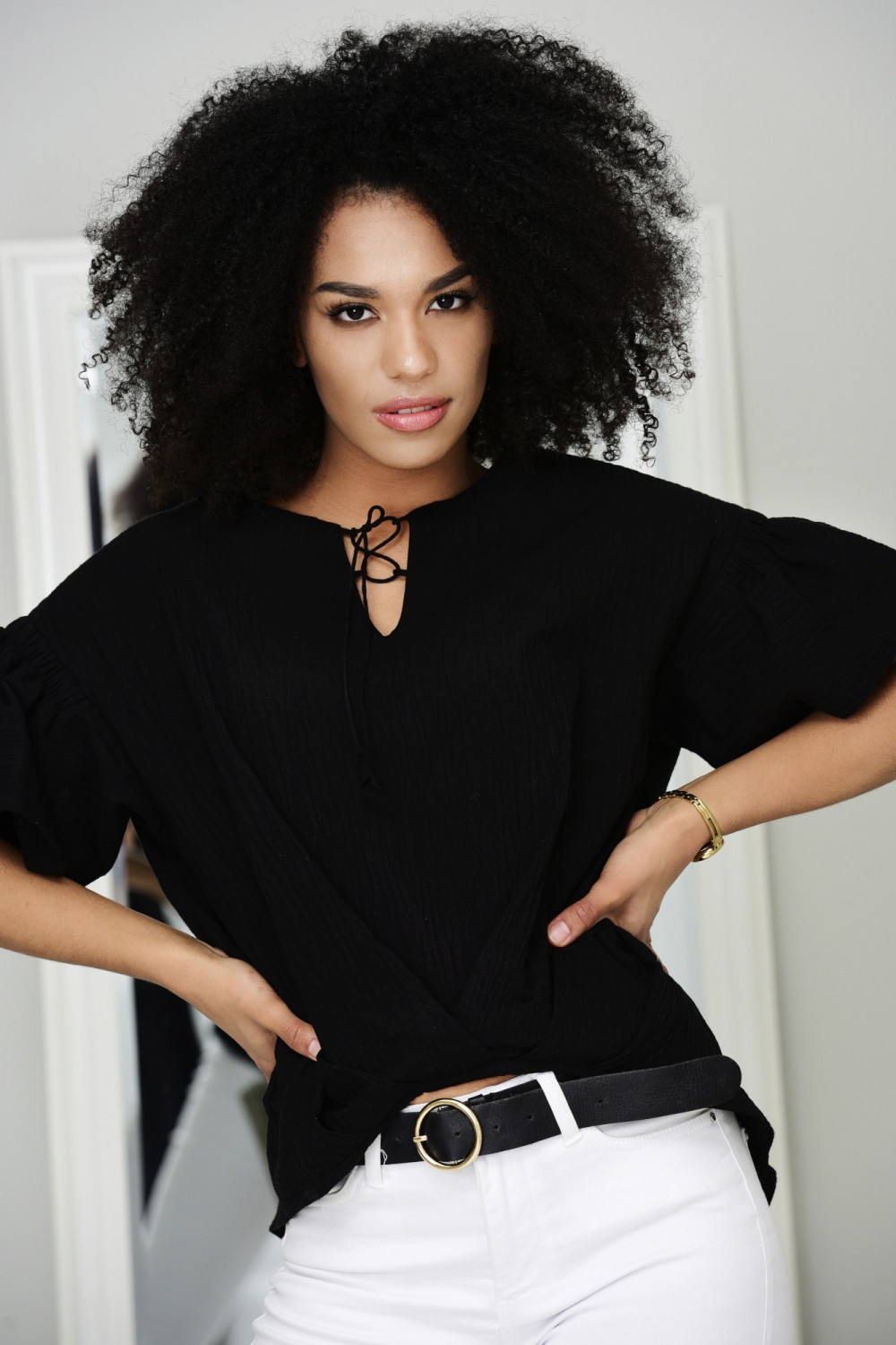 Bluzka NERELLE czarna 011